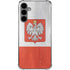 Poland Flag Distressed Galaxy S24 Plus Clear Case