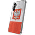 Poland Flag Distressed Galaxy S24 Plus Clear Case