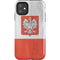 Poland Flag Distressed iPhone 11 Impact Case