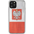 Poland Flag Distressed iPhone 11 Pro Clear Case