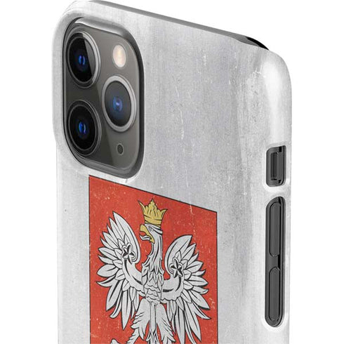 Poland Flag Distressed iPhone 11 Pro Lite Case