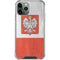 Poland Flag Distressed iPhone 11 Pro Max Clear Case