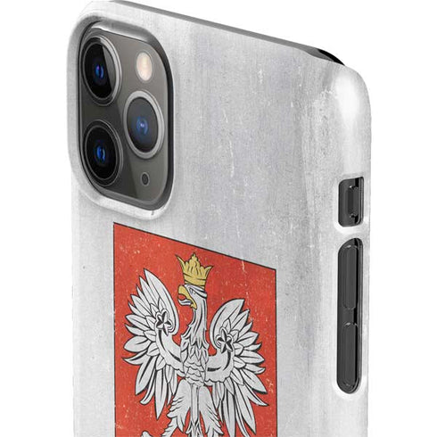 Poland Flag Distressed iPhone 11 Pro Max Lite Case