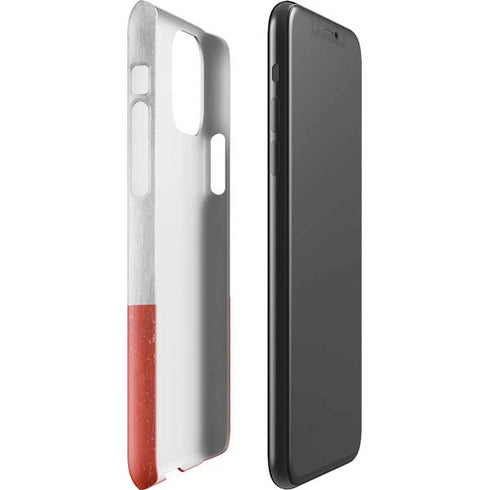 Poland Flag Distressed iPhone 11 Pro Max Lite Case