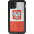 Poland Flag Distressed iPhone 11 Pro Max Waterproof Case