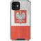 Poland Flag Distressed iPhone 12 Clear Case