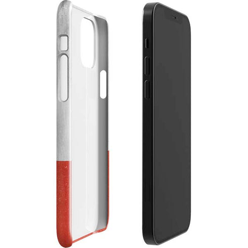 Poland Flag Distressed iPhone 12 Mini Lite Case