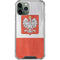 Poland Flag Distressed iPhone 12 Pro Clear Case
