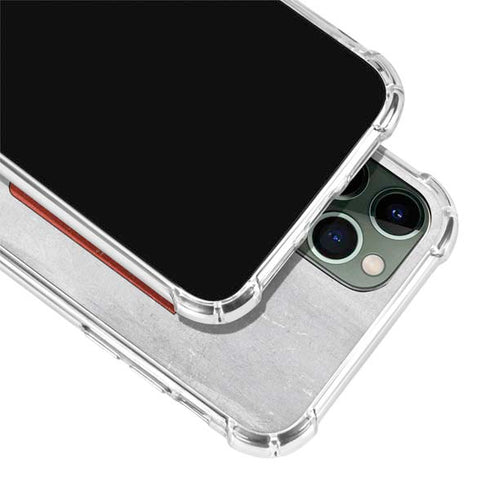 Poland Flag Distressed iPhone 12 Pro Clear Case