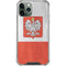 Poland Flag Distressed iPhone 12 Pro Max Clear Case