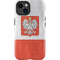 Poland Flag Distressed iPhone 15 Plus Impact Case