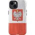 Poland Flag Distressed iPhone 14 Plus Impact Case