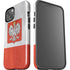 Poland Flag Distressed iPhone 15 Plus Impact Case