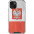 Poland Flag Distressed iPhone 15 Plus Clear Case