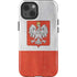 Poland Flag Distressed iPhone 15 Impact Case