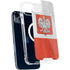 Poland Flag Distressed iPhone 15 Plus MagSafe Case