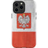 Poland Flag Distressed iPhone 14 Pro Max Impact Case