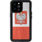Poland Flag Distressed iPhone 14 Pro Max Waterproof Case