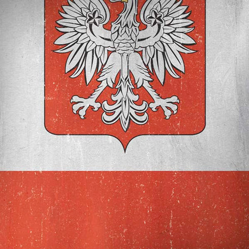Poland Flag Distressed iPhone X Pro Case