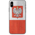 Poland Flag Distressed iPhone X Skin