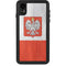 Poland Flag Distressed iPhone XR Waterproof Case
