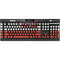 Poland Flag Distressed K95 RGB PLATINUM Mechanical Gaming Keyboard Skin