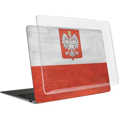 Poland Flag Distressed MacBook Air 13in (2020) Case plus Skin