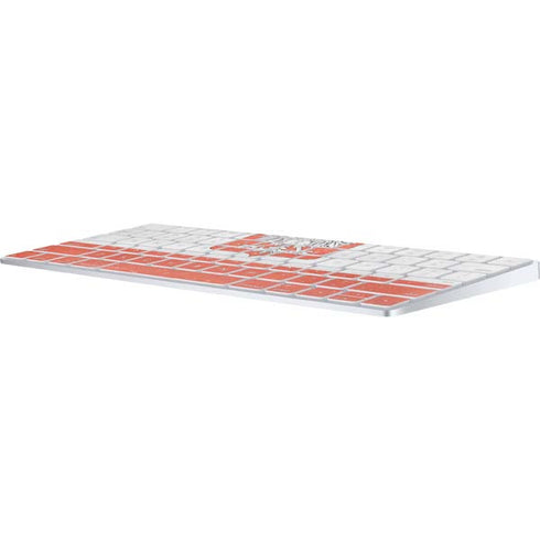 Poland Flag Distressed Magic Keyboard Skin