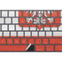 Poland Flag Distressed Magic Keyboard with Numeric Keypad Skin