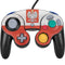 Poland Flag Distressed Nintendo GameCube Controller Skin