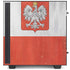 Poland Flag Distressed NZXT H510 Compact ATX Mid-Tower Case Skin