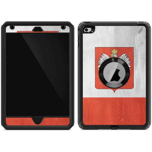 Poland Flag Distressed Otterbox Defender iPad Skin