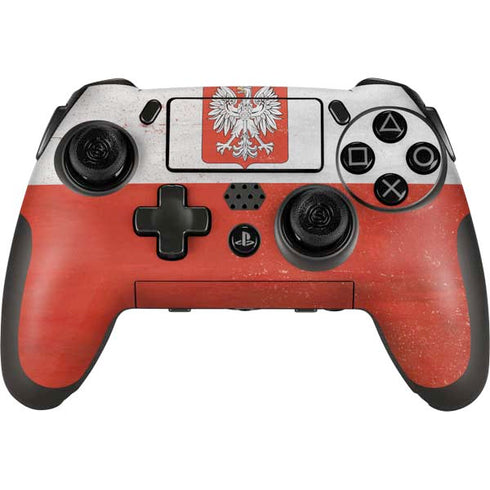 Poland Flag Distressed PlayStation Scuf Vantage 2 Controller Skin