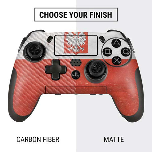 Poland Flag Distressed PlayStation Scuf Vantage 2 Controller Skin