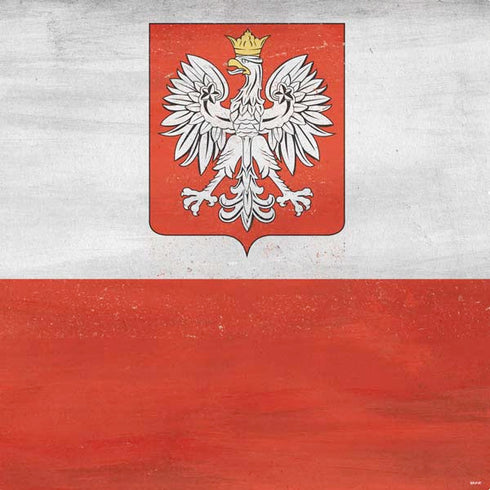 Poland Flag Distressed PS4 Controller Skin