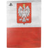 Poland Flag Distressed PS5 Console Skin
