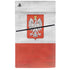 Poland Flag Distressed PS5 Slim Digital Edition Bundle Skin