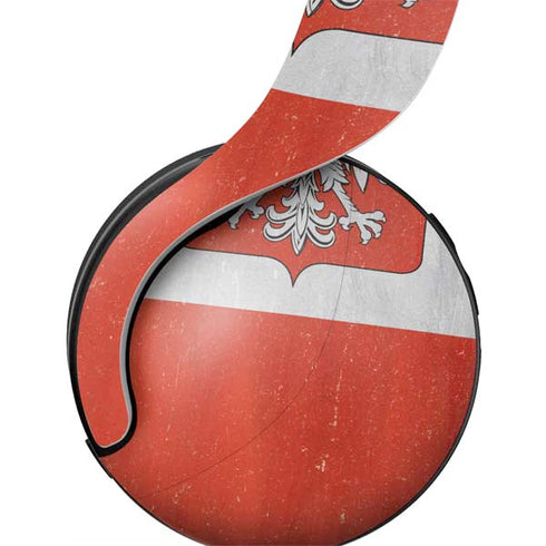 Poland Flag Distressed PULSE 3D Wireless Headset for PS5 Skin