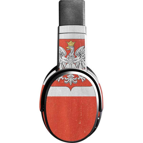 Poland Flag Distressed Skullcandy Crusher Wireless Skin