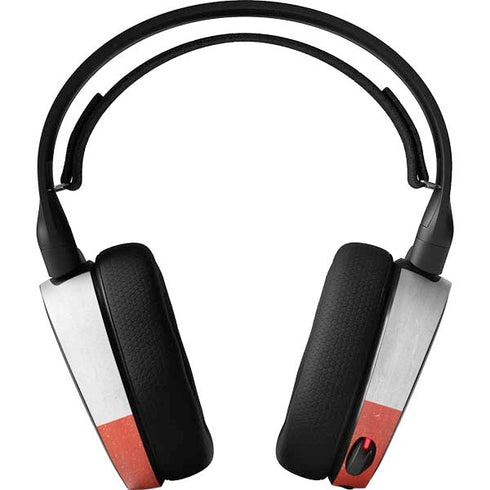 Poland Flag Distressed SteelSeries Arctis 3 Skin