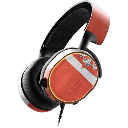 Poland Flag Distressed SteelSeries Arctis 5 Skin