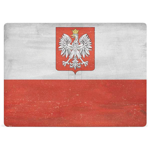 Poland Flag Distressed Surface Laptop 3 13.5in Skin