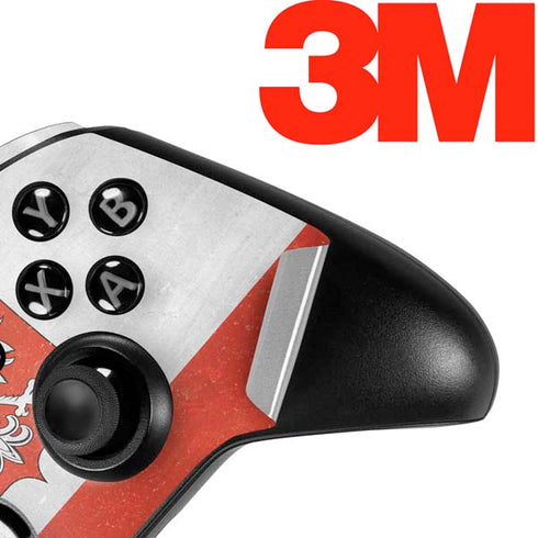 Poland Flag Distressed Xbox One Elite Controller Skin