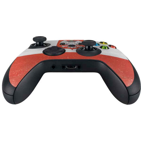 Poland Flag Distressed Xbox Series X Controller Skin
