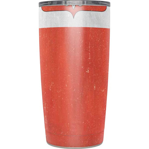 Poland Flag Distressed Yeti 20oz Tumbler Skin
