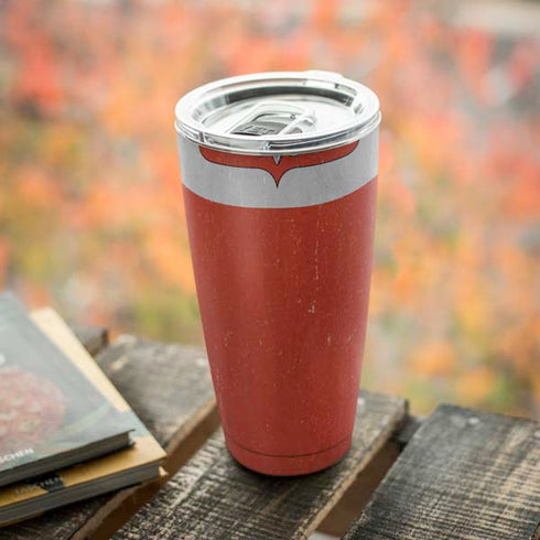 Poland Flag Distressed Yeti 20oz Tumbler Skin