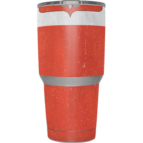 Poland Flag Distressed Yeti 30oz Rambler Tumbler Skin