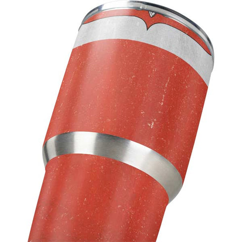 Poland Flag Distressed Yeti 30oz Rambler Tumbler Skin