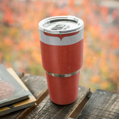 Poland Flag Distressed Yeti 30oz Rambler Tumbler Skin