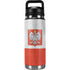 Poland Flag Distressed YETI Rambler 26oz Bottle Skin